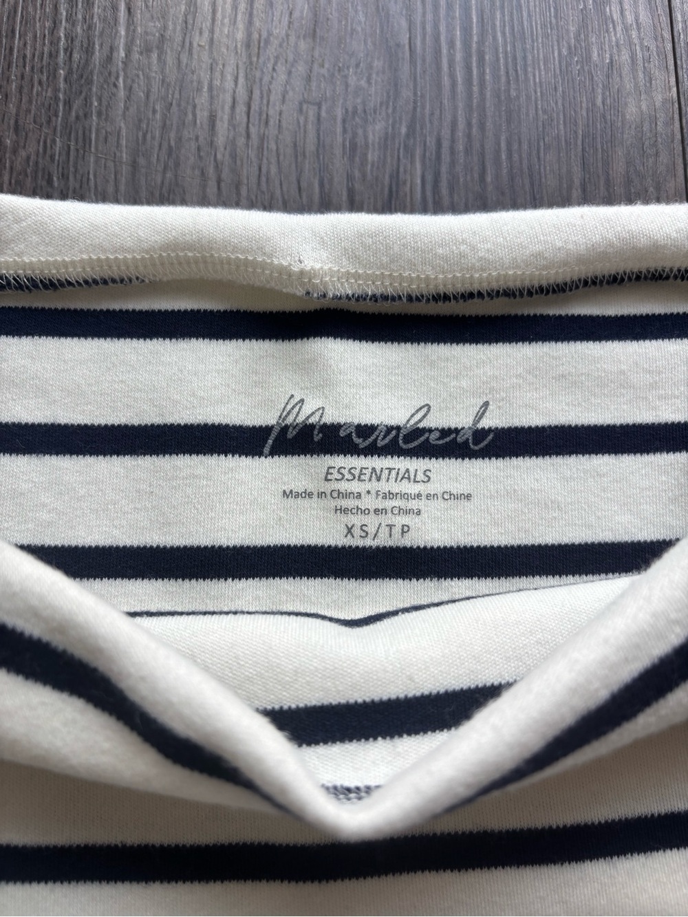 Marled Striped Tee - Picture 2 of 5